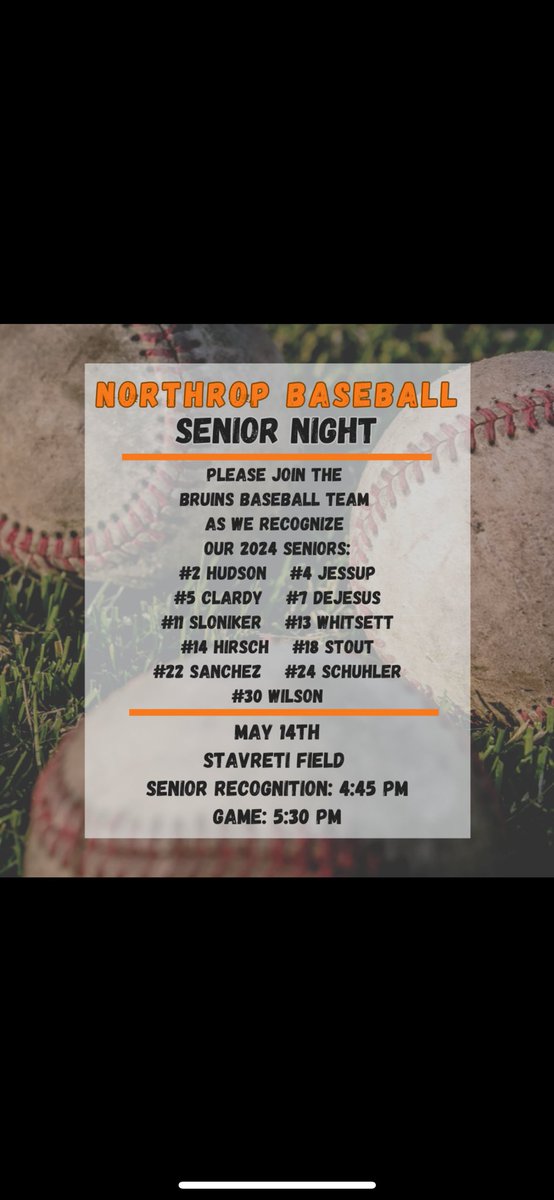 Northrop Bruins Baseball (@northropbase) on Twitter photo Hello everyone! Our senior night will be next week against South Side May 14 starting at 4:45 to accommodate all of our seniors! Hope to see you there! <a href="/NorthropSports/">Northrop Athletics</a> <a href="/dapsport112349/">江南体育 赛车 竞技宝 完美真人 多宝体育 角球 欧足联 足球比赛 OB电子 OD电子 分分彩</a> @JPrinceFOX55 <a href="/Vicky_Jacobsen/">Victoria Jacobsen</a> Hello everyone! Our senior night will be next week against South Side May 14 starting at 4:45 to accommodate all of our seniors! Hope to see you there! <a href="/NorthropSports/">Northrop Athletics</a> <a href="/dapsport112349/">江南体育 赛车 竞技宝 完美真人 多宝体育 角球 欧足联 足球比赛 OB电子 OD电子 分分彩</a> @JPrinceFOX55 <a href="/Vicky_Jacobsen/">Victoria Jacobsen</a>