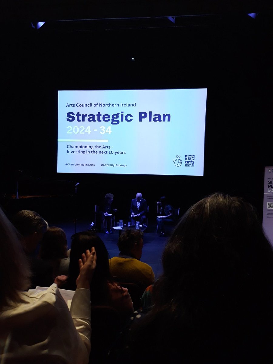 An inspiring launch of @ArtsCouncilNI's new strategic plan today @TheMACBelfast #ChampioningTheArts #ACNI10yrStrategy