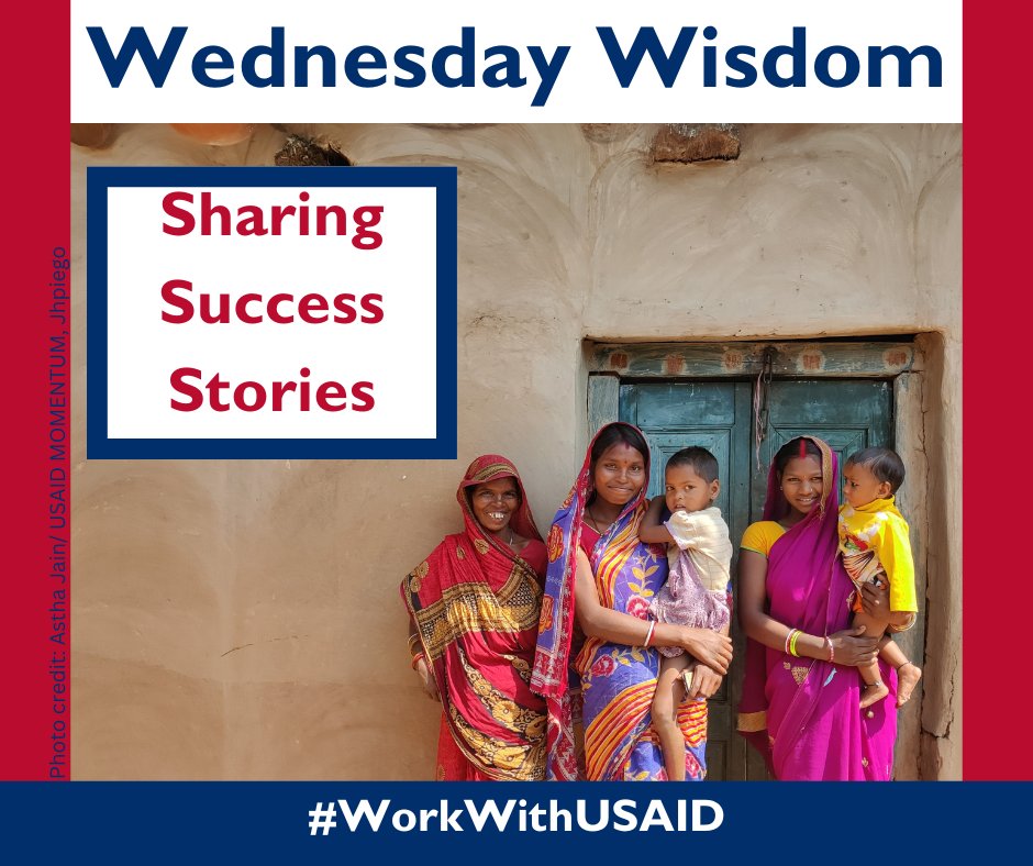 #WednesdayWisdom: 🧠Looking to share your organization’s success stories? Check out this resource on sharing your impact! workwithusaid.gov/en/resource-li… #WorkWithUSAID #SuccessStories