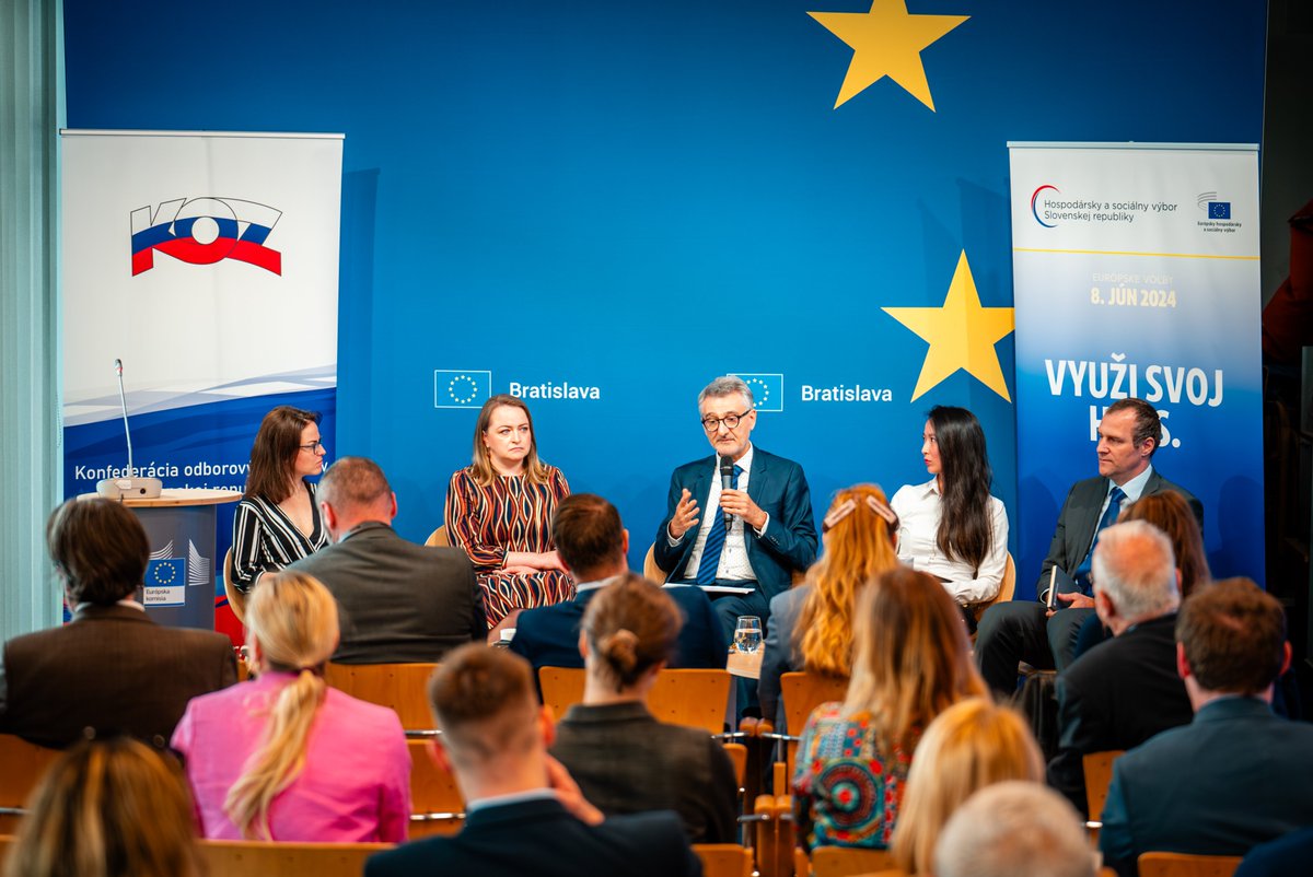 🇪🇺 EU Elections 2024: Who will stay on board? European elections debate with focus on the labour market

📒 Read the official article on @EU_EESC website:  eesc.europa.eu/en/news-media/…

🌪️Please let me know: What do you think?