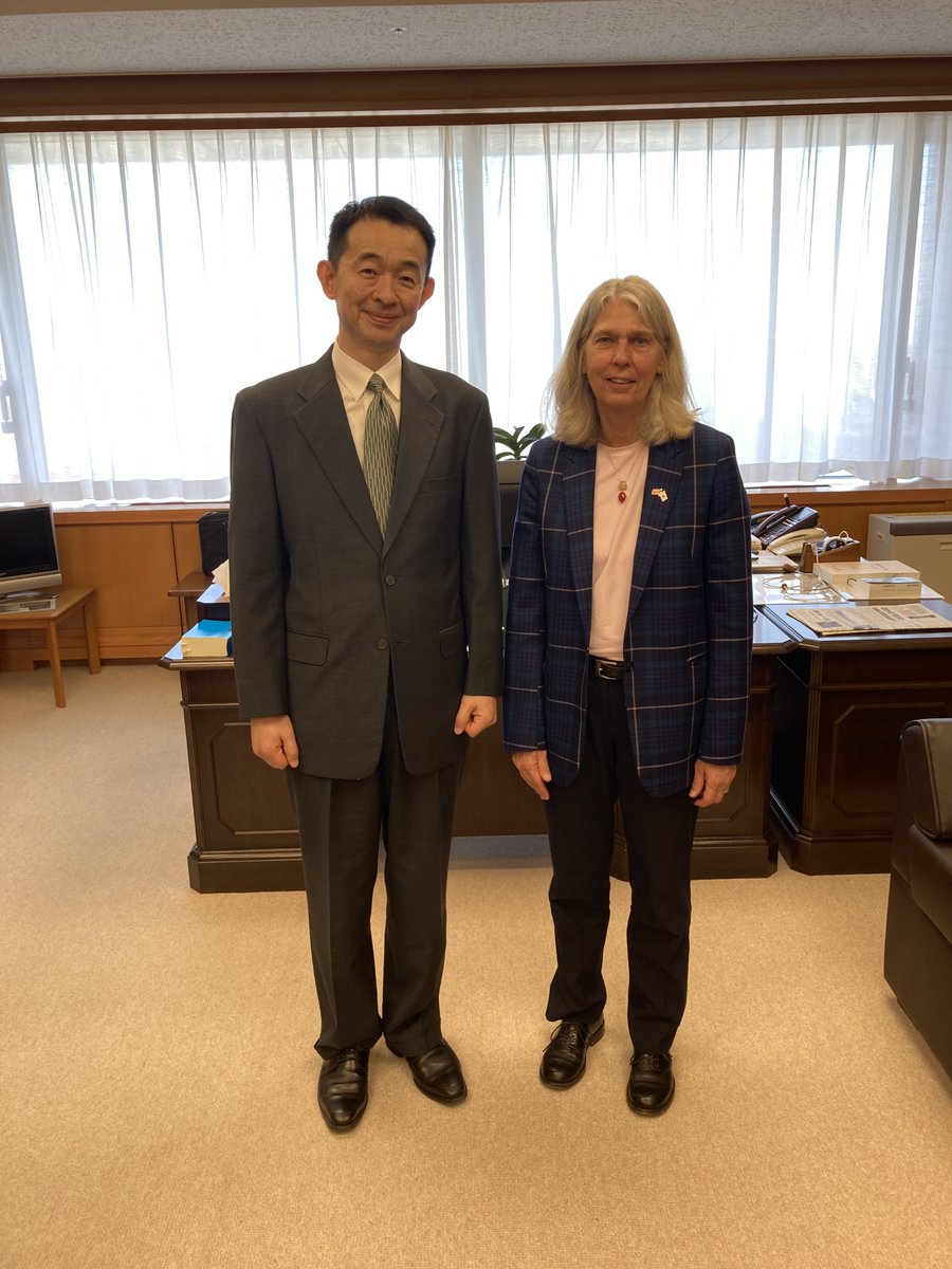 It was a pleasure to meet with @ModJapan_en Vice Minister Serizawa Kiyoshi during my recent visit to Japan. Together we discussed our ironclad commitment to extended deterrence and partnership in nonproliferation.