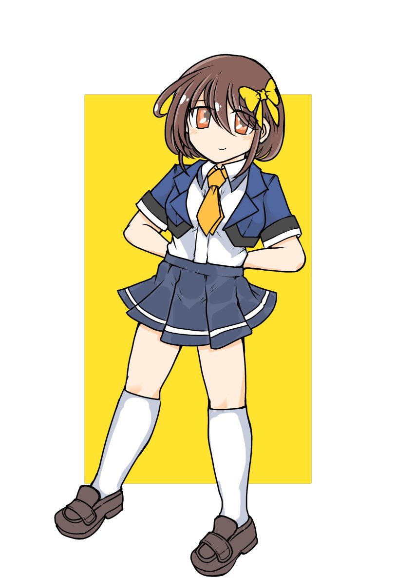 「なんかの時に趣味で描いた立ち絵。 手癖で描くと上着が短くなる」|熊野ミミ/熊吉#1日1キャラ更新中のイラスト