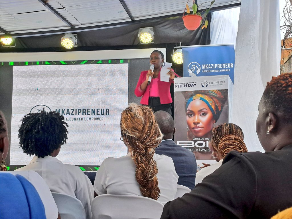 The #NSSFHiInnovator team is very proud of the progress that @mkazipreneur has made , as a Hub partner. 👏👏👏 @MastercardFdn @julieimmy @nssfug @OutboxHub