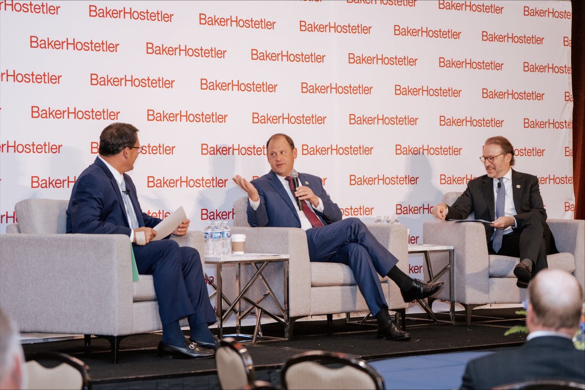 Congressman Andy Barr (R-KY) starts BakerHostetler's 35th annual Legislative Seminar with an economic policy driven conversation, focusing on the likelihood of potential rate cuts and price stability.

#BHLegSem24 #BHEvents #Congress