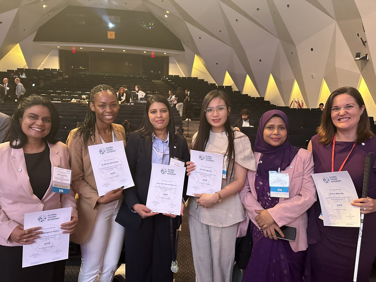 Thashree Marimuthu (@thashreem) on Twitter photo Building connections at the 2024 International Conference of Young Scientists and Annual General Meeting
🌍 <a href="/GlobalYAcademy/">Global Young Academy</a> Building connections at the 2024 International Conference of Young Scientists and Annual General Meeting
🌍 <a href="/GlobalYAcademy/">Global Young Academy</a>