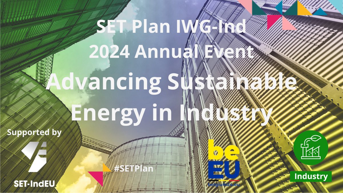 📢 Save the Date! #SETPlan #IWGIndustry 2024 Annual Event: Advancing Sustainable Energy in Industry organised by @SET_IndEU A deep dive into industrial topics 🔍 🗓️ 5 June 🕐 13:00 - 20:00 📍 La Bourse, Namur, Belgium 🇧🇪 👇 Reserve your spot 👇 lnkd.in/dh62DJwS