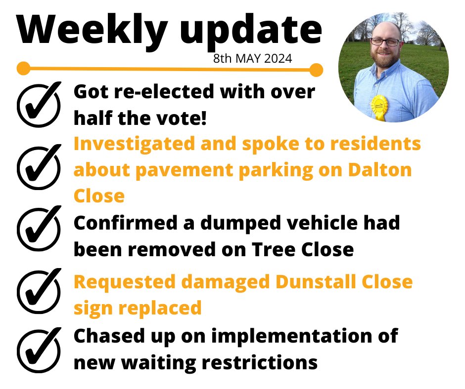 What have I been up to as a local Councillor for Tilehurst over the last week?