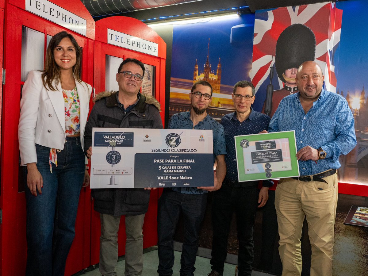 🏆 Flor de Naranjo, del London Café es la tapa ganadora en la primera fase del III Concurso de Tapas por Barrios #valladolidtapaswalk2024 que organiza @Apehva 🥈El segundo clasificado ha sido Café Bar El Velero con su tapa ‘El Huerto de las Delicias’. info.valladolid.es/-/london-cafe-…