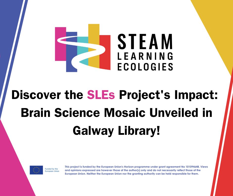 🚀Dive into the exciting world of #STEAM Education and community collaboration! The SLEs project has unveiled a stunning mosaic exploring the intersection of art, science, and community engagement!🎨🧠 Read the article by @CORDIS_EU to learn more! 👉 bit.ly/3QATK1K