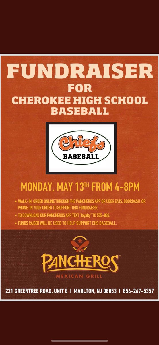 Be there Monday night to help support the Baseball Booster Club!  Nothing better after prom weekend and a baseball game than a burrito with chips and queso!  #HDEU