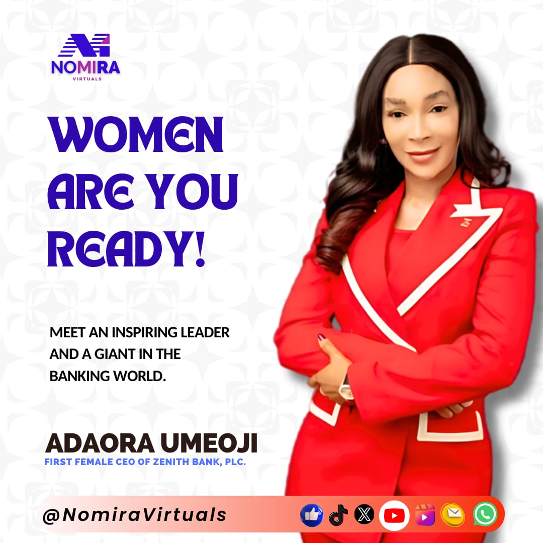 🌟 Meet Adaora Umeoji, the trailblazer breaking barriers as the first female CMD/CEO of Zenith Bank, PLC! 🏦 

Her leadership is ushering in a new era of diversity and empowerment in the banking sector. 💼✨ 

#Trailblazer #WomenInLeadership #WomanCrushWednesday #WCW 🚀