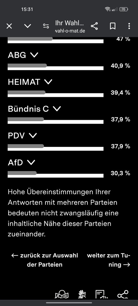 Unten wo sie sein soll