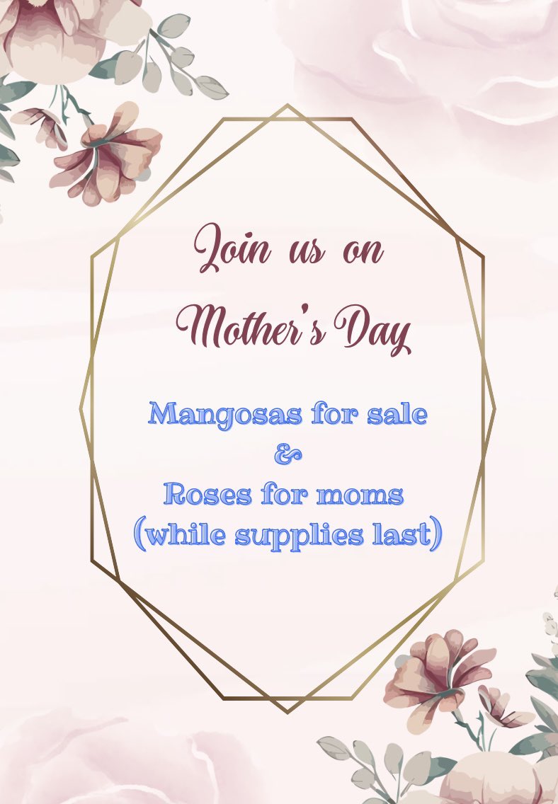 Mother’s Day is this Sunday, and we’ll be ready  (free tasting too 😁)🌷🍷
