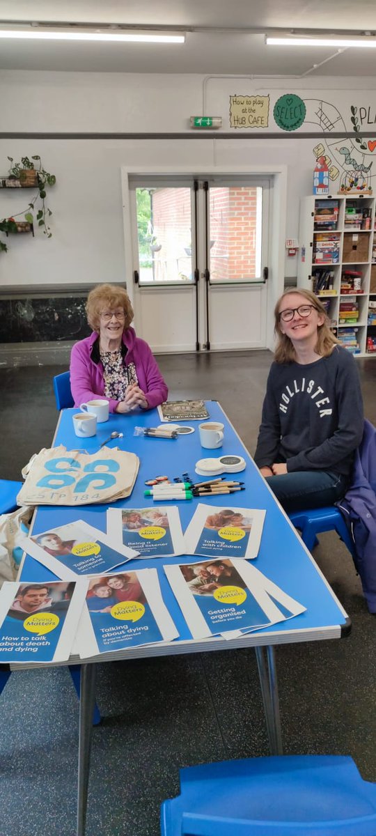Really good drop in session for #DyingMattersAwarenessWeek this lunchtime at <a href="/CentrePenistone/">PenistoneLeisureCentre</a> organised by Penistone <a href="/coopuk/">Co-op</a> Funeralcare. It is important to break down stigmas associated with talking about grief and dying. If you are struggling <a href="/samaritans/">Samaritans</a> number is 116 123.
