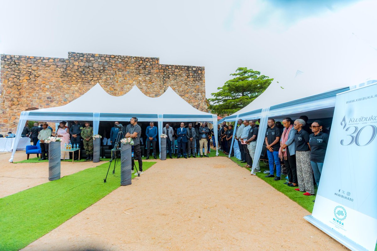 Earlier today, @RwandaIndutry together with partners honored former IRST Staff slain in the 1994 Genocide against the Tutsi. The event was preceded by the night vigil the previous night on Tuesday May, 7th2024.