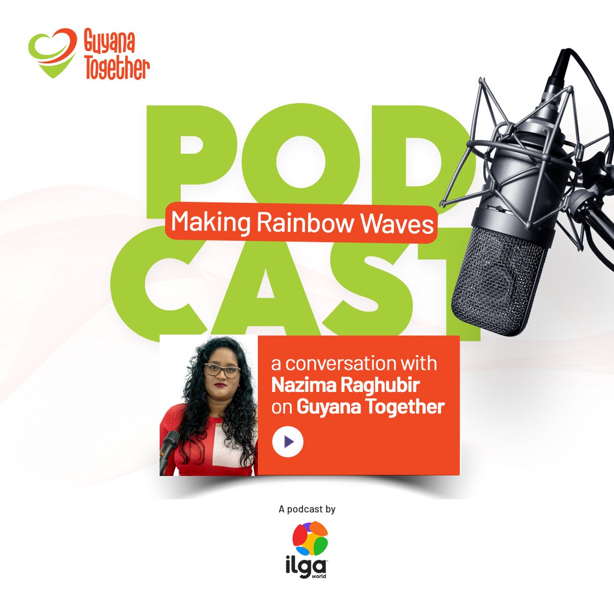 Listen to this special edition of the #ILGAWorld (@ILGAWORLD for X and Fb) #MakingRainbowWaves #podcast featuring our campaign spokesperson, Nazima Raghubir. She discusses the campaign’s impact over the past few months and our vision for the future. Check: shorturl.at/mvJ19