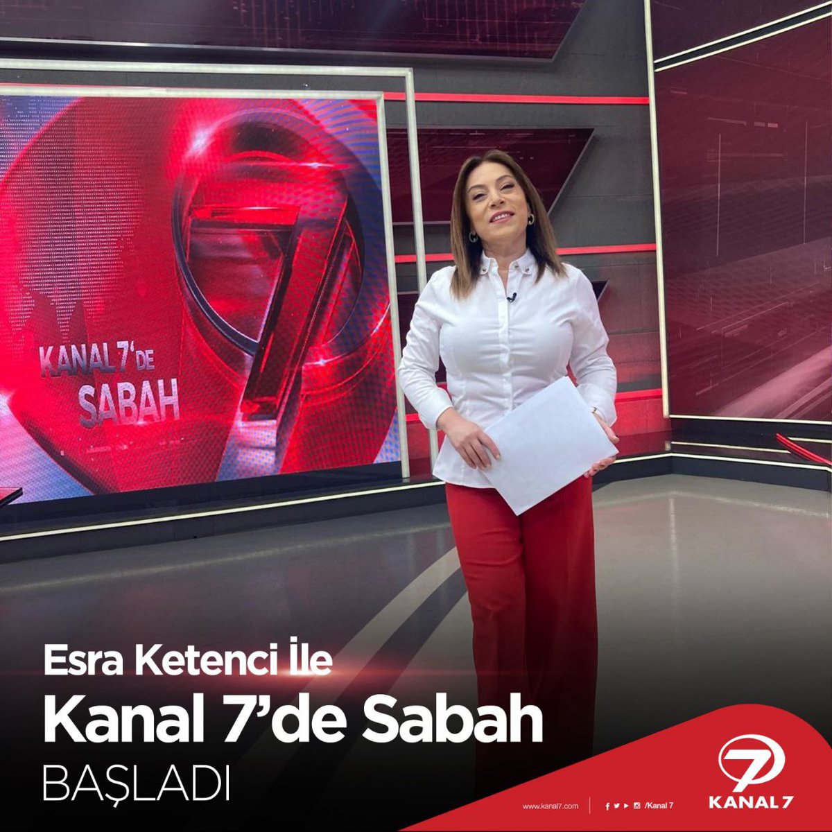 Türkiye güne Esra Ketenci ile başlıyor! 🤩🌅 En doğru ve güncel haberlerin adresi Esra Ketenci ile Kanal 7'de Sabah başladı! 🤩🤩 #haber #esraketenci #kanal7desabah #gündem #kanal7 #günaydın