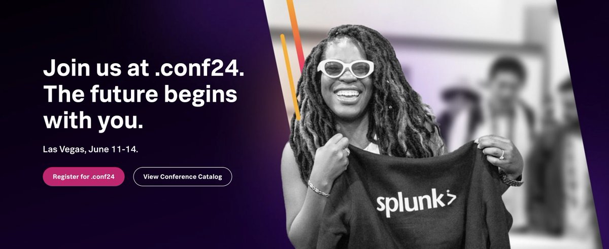 We CANNOT wait till #splunkconf24. 🤩

We're really looking forward to meeting you there! 

Can't wait to chat about observability and have a great time with you all! 🤗