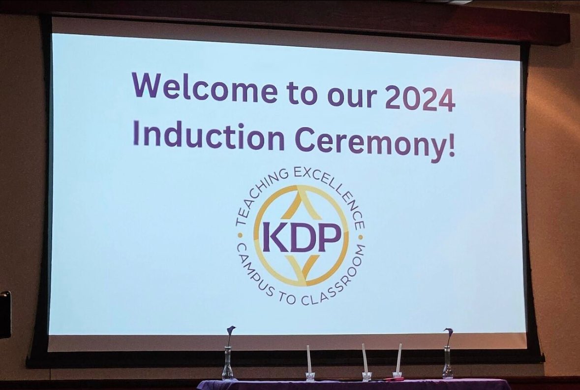 NJCUEdTech's tweet image. Congratulations to Ed Tech MA grad from the class of 2023, Douglass Bailey, who was inducted into the Kappa Delta Pi (KDP) Honor Society in Education last night! KDP recognizes the top twenty percent of education graduates globally. #NJCUniversity #NJCUEdTech #KDP