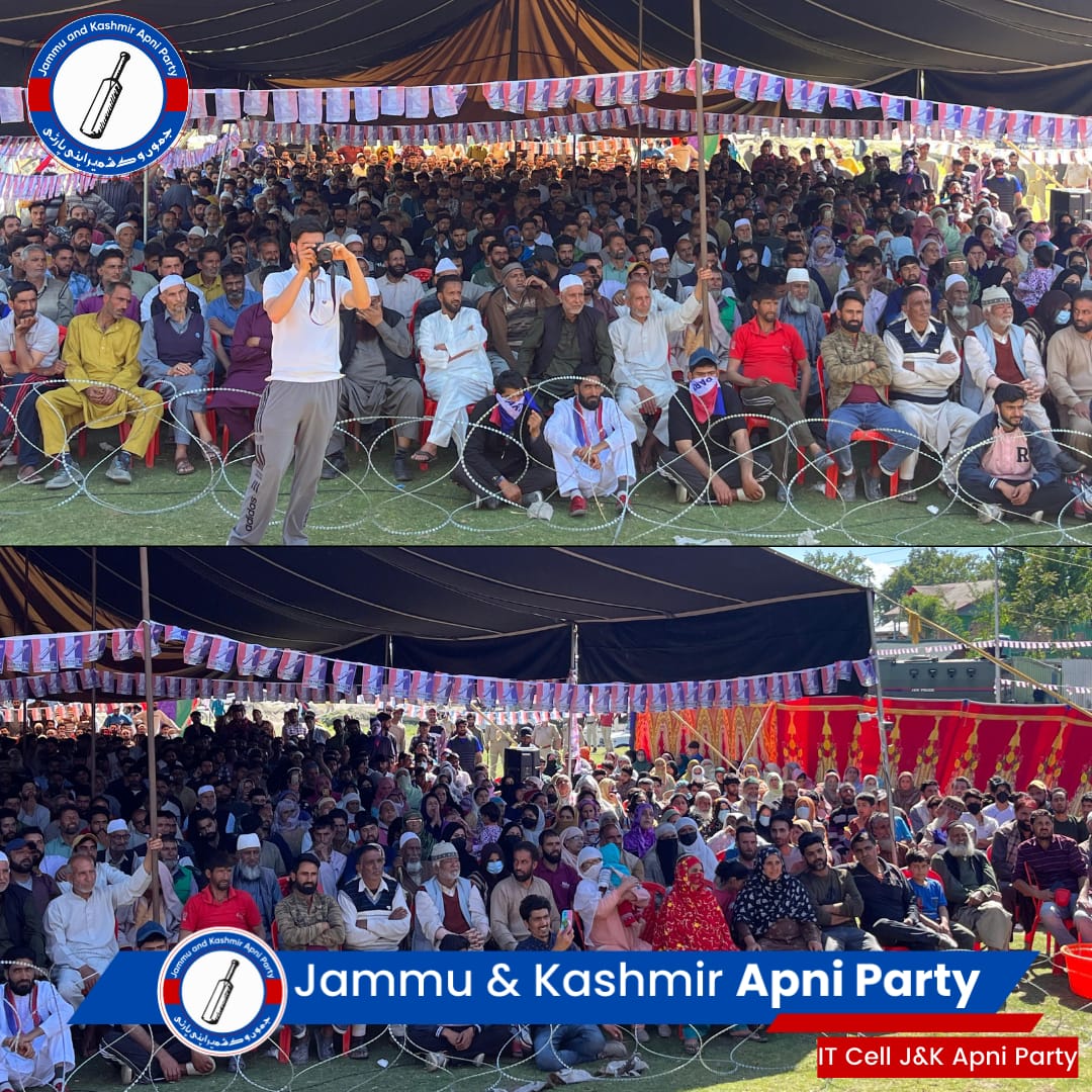 Apnipartyonline's tweet image. LS Elections: In extension to ongoing public outreach programme, @Apnipartyonline held a mega public convention in Main Town Ganderbal
#apniparty #jkapniparty #JammuKashmir #JammuAndKashmir #ganderbal