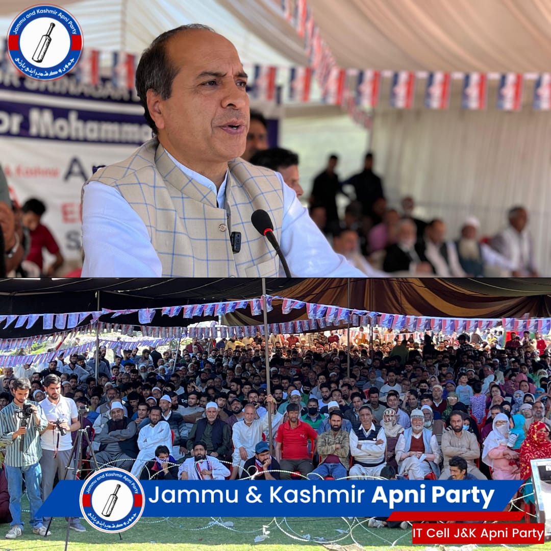 Apnipartyonline's tweet image. LS Elections: In extension to ongoing public outreach programme, @Apnipartyonline held a mega public convention in Main Town Ganderbal
#apniparty #jkapniparty #JammuKashmir #JammuAndKashmir #ganderbal