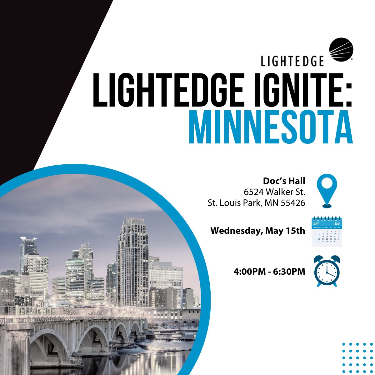 Curious what goes on at our Minnesota data center? 🧐 We're pulling back the curtain next week! Don't miss this opportunity to explore cutting-edge solutions, connect with industry leaders, and spark new collaborations. Secure your spot today: go.lightedge.com/2024-LightEdge…