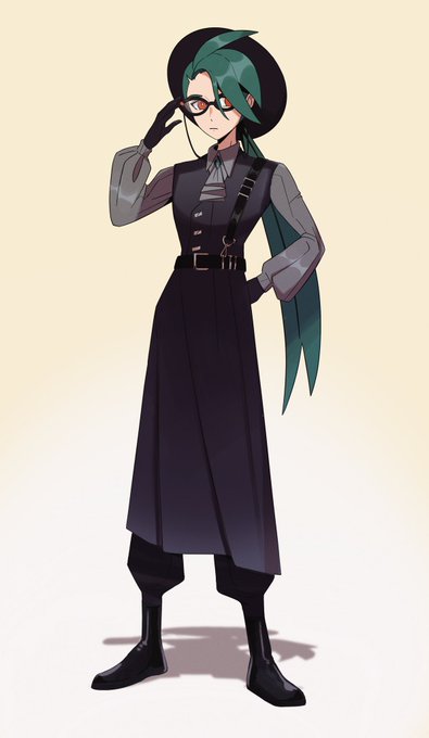 「green hair suspenders」 illustration images(Latest)