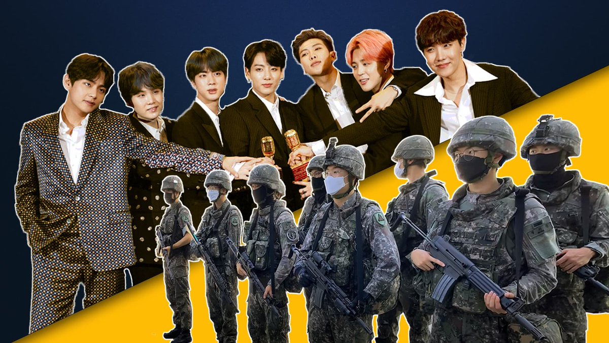 Did you know all members of the K-Pop group, BTS, were exempt from having to perform standard South Korean military service?! 👀 This was because the band was generating over $1 billion per year for South Korea! 💰 All members still chose to enlist and are currently serving! 💙