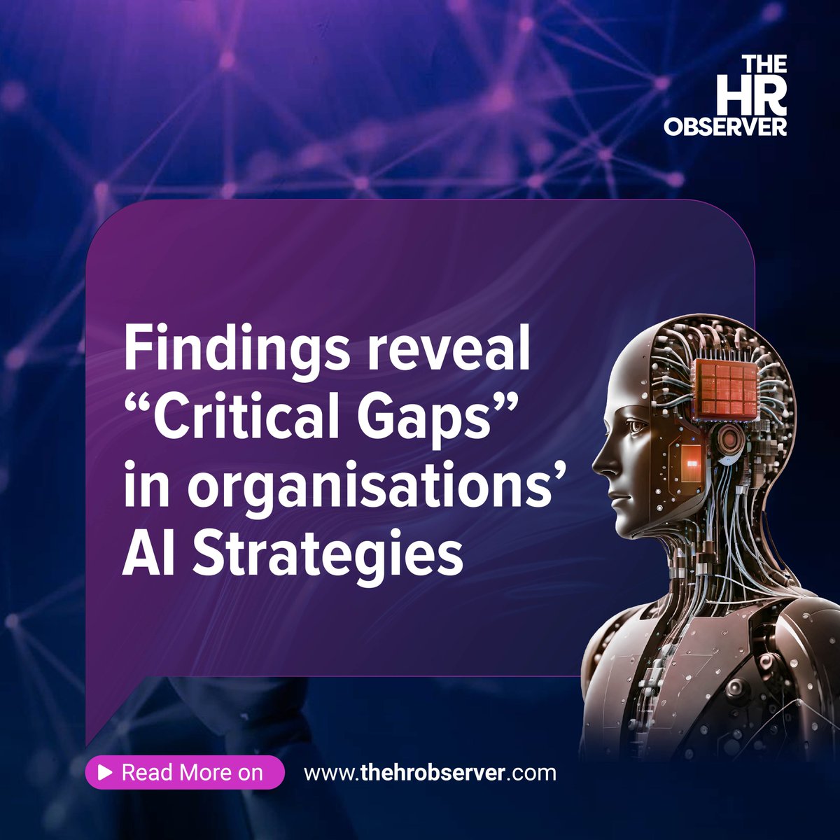 The new 'Architect an AI Advantage' report reveals critical gaps in AI readiness, from lack of data maturity to inadequate networking and computing power. Read this insightful article at bit.ly/3y4Wjmi #hrobserver #hrnews #artificialintelligence #aiatworkplace #hrnews