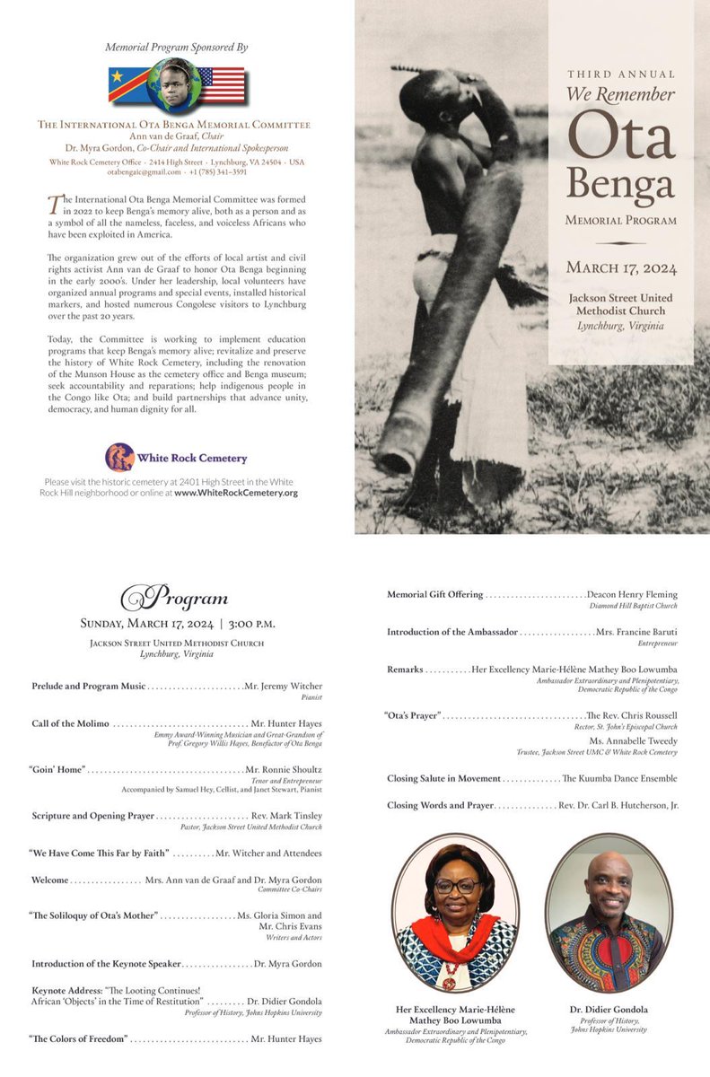 Ota Benga is going back to Congo!