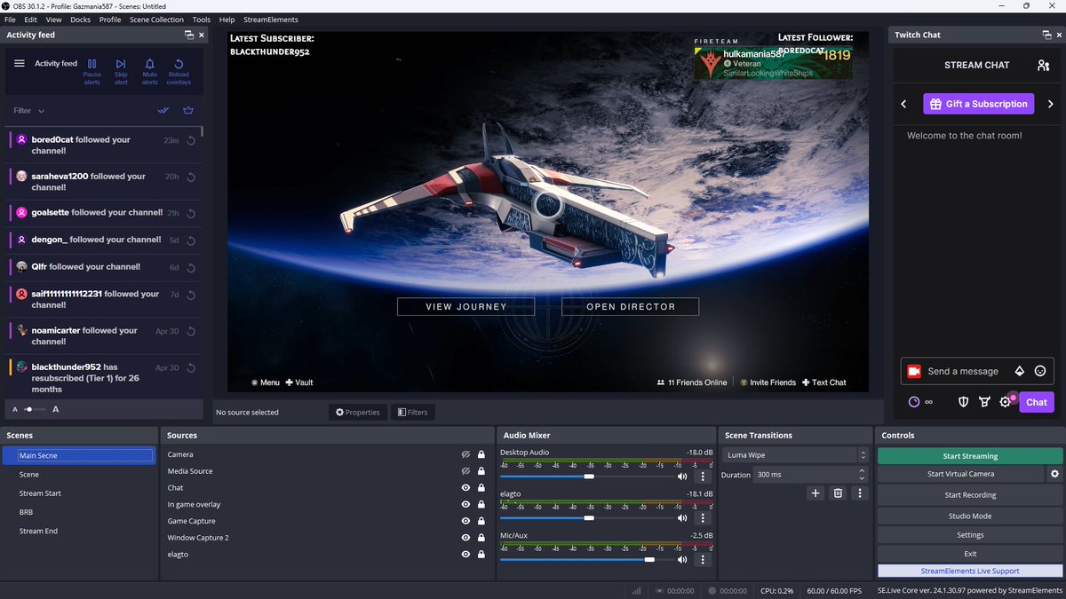 gaz6098's tweet image. Destiny 2 More Season of The Wish Progress

twitch.tv/gazmania587
#destiny2lightfall #destiny2stream #twitchstreamer #twitchtv #gameday #gamer #gameplay #gaming #twitchgamer #twitchaffiliate #subgoal #shootergames #mmogaming #destiny2 #obs #streamer
#destiny2seasonofwish
