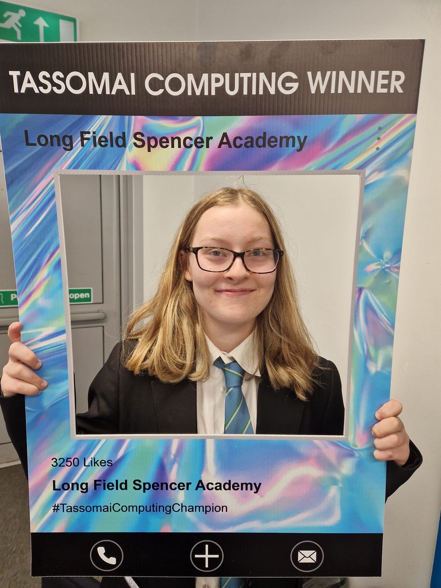 *COMPUTING* Congratulations to Grace, this week’s Computing Tassomai winner! @satrust_ @meltontimes @MurrayTassomai @Tassomai