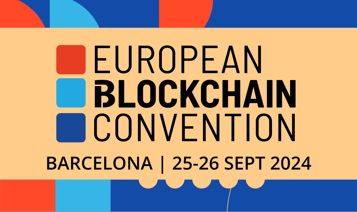 👋 Hey Blockchain and crypto folks! Guess what's back and bigger than ever? The European Blockchain Convention is hitting its 10th edition, and it's gonna be epic! One of our first steps forward...unveiling a brand new visual identity! 🗓 Mark your calendars for September 25th…