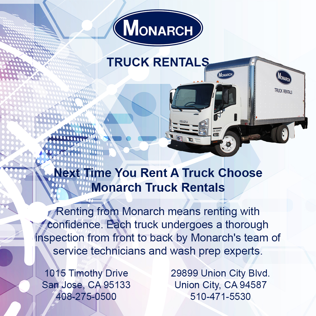 When you rent from Monarch, you rent with confidence. Every truck is checked over from front to back after each rental by Monarch's Service Technicians, and Wash Prep Team.
#monarchtruck #isuzutrucks #hinotrucks #rentatruck #truckrentals #poweredbyree #sanjose #unioncity