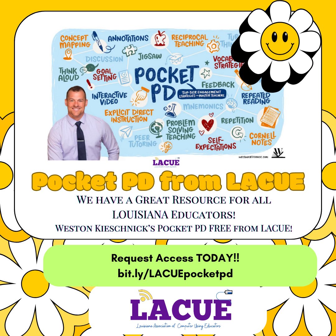Get a FREE copy of @Wes_Kieschnick's Pocket PD from LACUE today. Request your copy at bit.ly/LACUEpocketpd