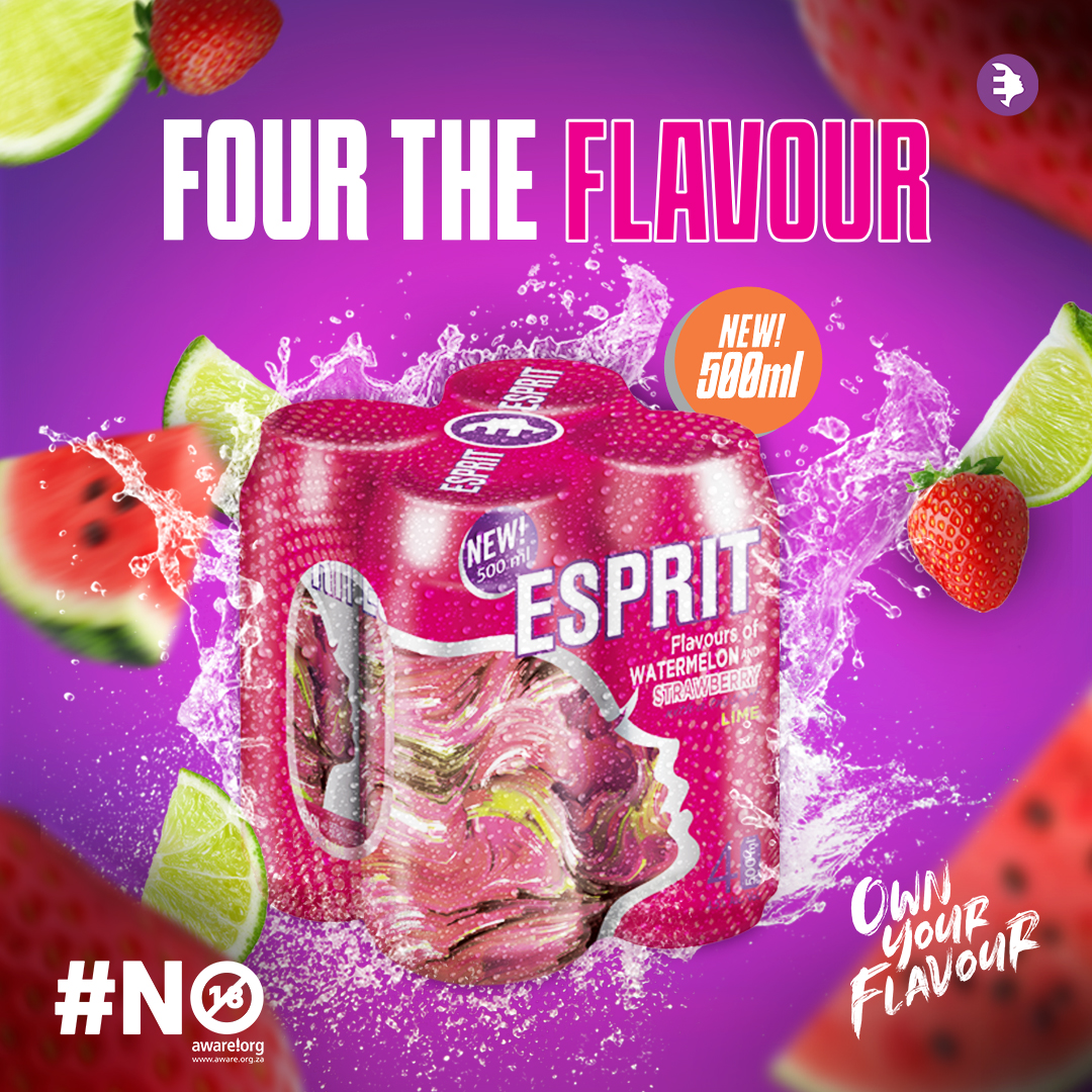 Introducing Esprit’s NEW 500ml 4-pack! Same fruity combos, but with more value for less. Tag four mates that need to know. 💁🏽‍♀️ #OwnYourFlavour