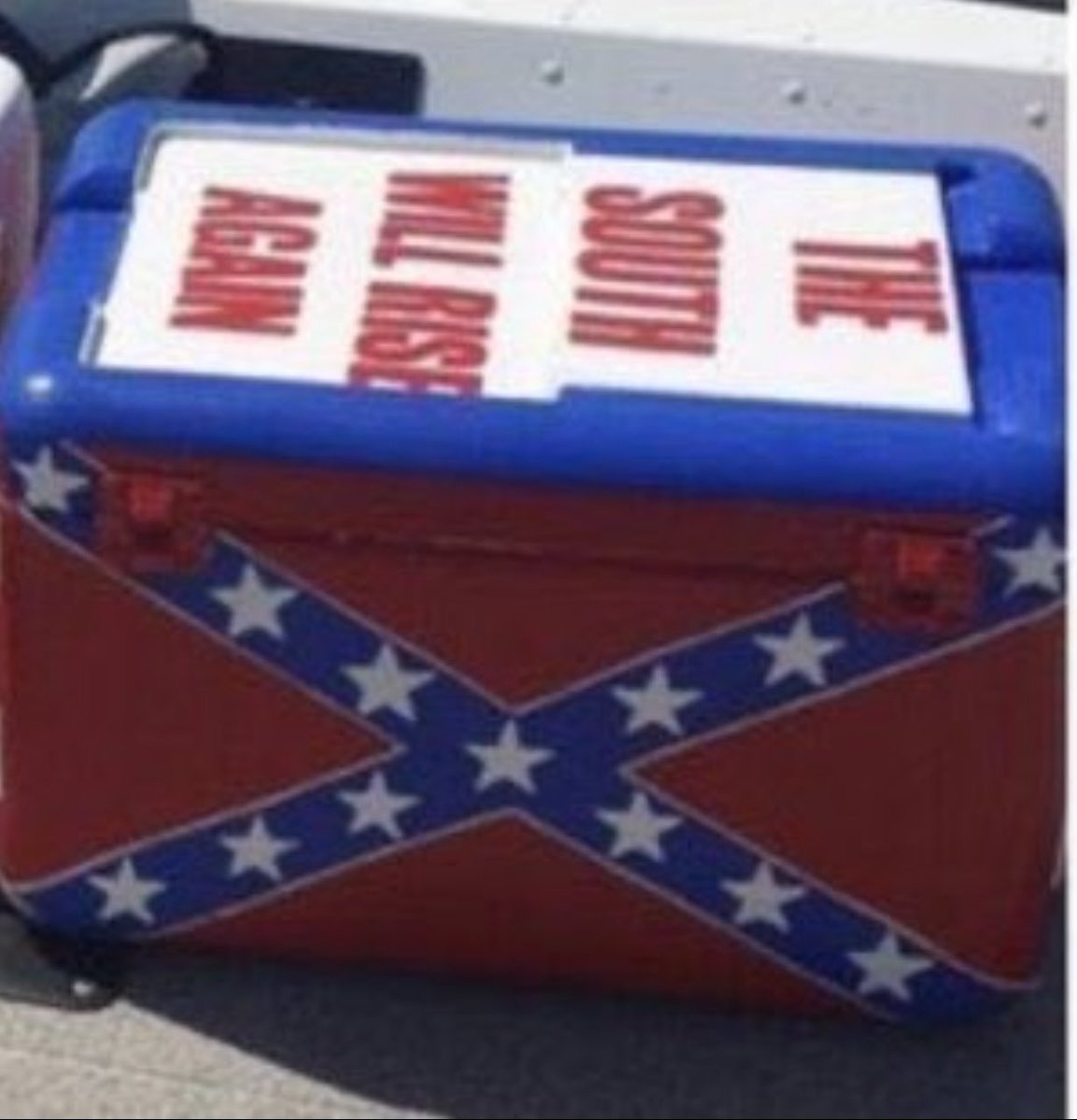@TheRickWilson How are things going to go on your new team when they find out you have a Confederate flag cooler? Why did you have these deleted from Instagram? Bet you aren’t going to quote tweet me on this one, CUCK.