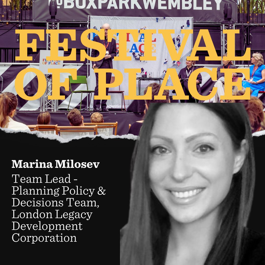 Delighted to have Marina Milosev, @LondonLegacy join us at this years Festival. Marina is a passionate advocate for designing cities that are equitable for women, girls, and gender-diverse people. Get your tickets to join us: bit.ly/4aQn78z