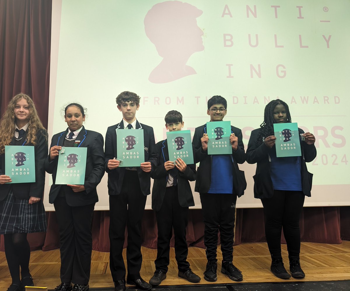 🌟 Exciting News Alert! 🌟 We're thrilled to introduce our incredible new Anti-Bullying Ambassadors! 👏 Thanks to the @DianaAward for empowering these bright young minds to stand up against bullying and spread kindness in our school community. #WeAreFulwood #WeCare #AntiBullying