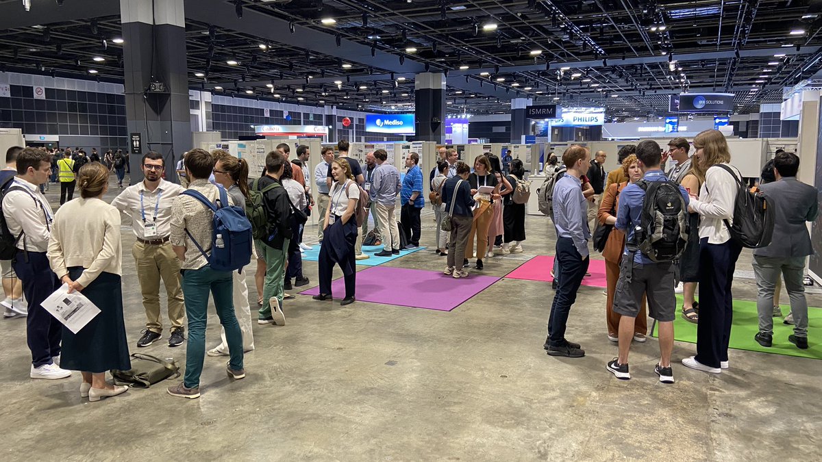 chiaracols's tweet photo. A very successful 1st ever ISMRM Cardiac MR study group trainee meet up 🫀🧲 thanks everyone for showing up and donating some of your precious #ISMRM time to the next generation of cardiac MR scientists! https://t.co/CsWFuK2rA7