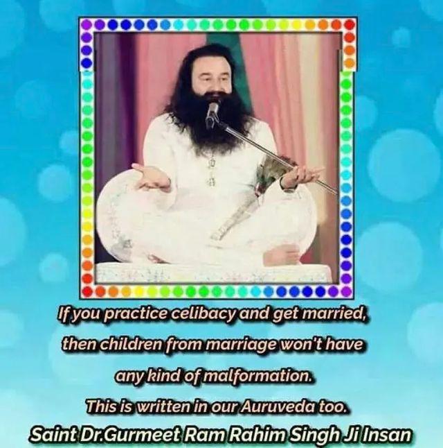 Spiritual Guru Saint Dr Gurmeet Ram Rahim Singh Ji Insan addresses the people about #PowerOfCelibacy and said that it boosts the immune system by 100%. Lakhs of people are living disease free lives by following celibacy
#Celibacy #Brahmcharya
#BenefitsOfCelibacy
#PowerOfCelibacy