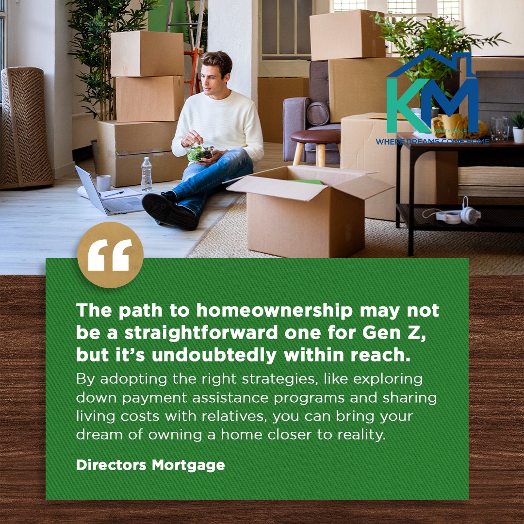 Hey, Gen Z. While becoming a homeowner may seem out of reach right now, options like down payment assistance programs and more can help make it possible. 

Let's make it happen together.
✅  kmrealtygroup.net/contact-us/

#homeownership #realestategoals #chicago #realestate