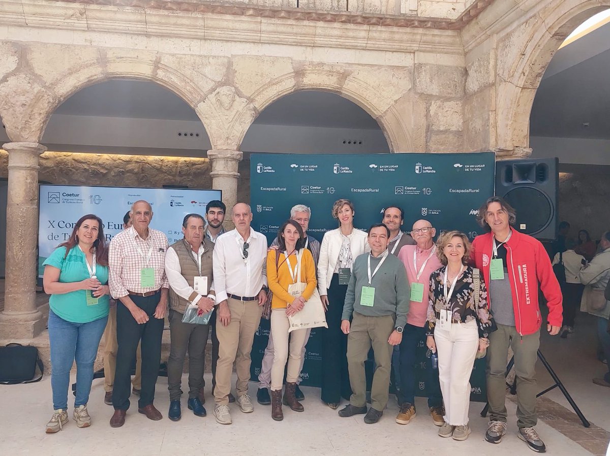 Extremadura participa en el X Congreso Europeo de Turismo Rural que se celebra en Belmonte. 🔗 juntaex.es/w/coetur