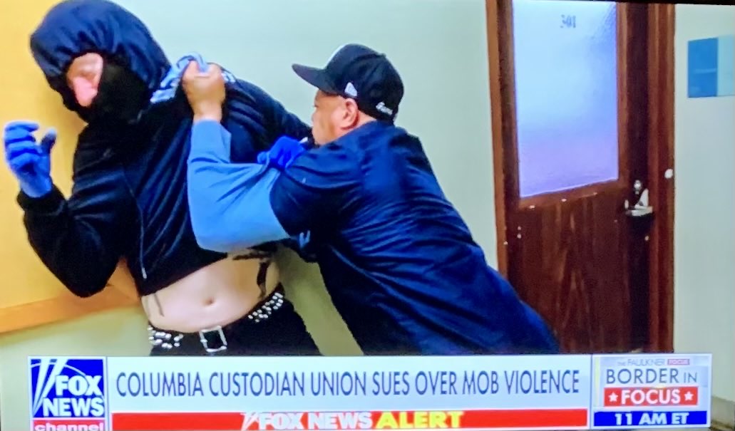 Pres Biden has to answer: Do you support union workers who were held hostage by campus rioters (like this masked millionaire trust funder at Columbia); Or will you continue to illegally buy votes with billions of tax dollars paying off loans of spoiled deadbeats? Can’t do both.