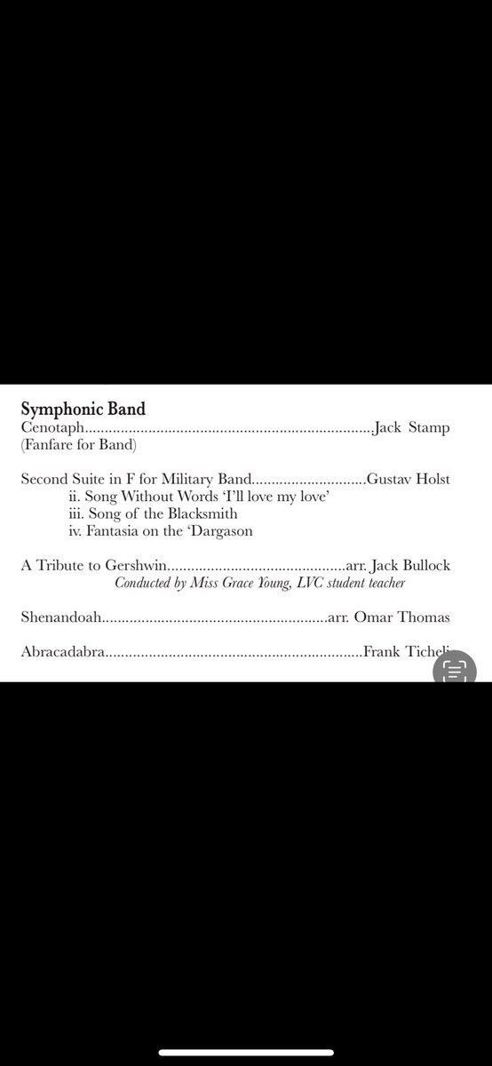 Lebanon High School Spring Instrumental Concert tonight at 7:30pm in Starr Auditorium. Go Cedars!