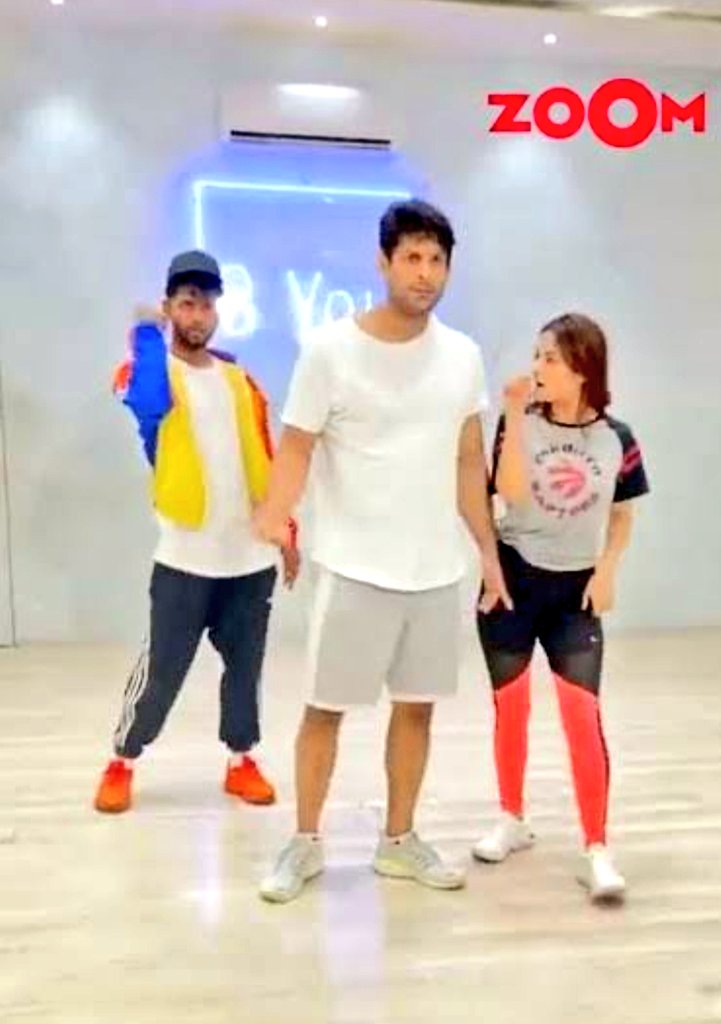 sidnazbest's tweet image. #ShehnaazGill #sidharth_shukla  @ishehnaaz_gill @sidharth_shukla #SidNaaz  Shona Shona song dance rehearsal BTS 
old memories 😍♥️🌈 #WeLoveYouSidNaaz 
#SidNaazians #SidNaazForever #SidharthShukIaLivesOn