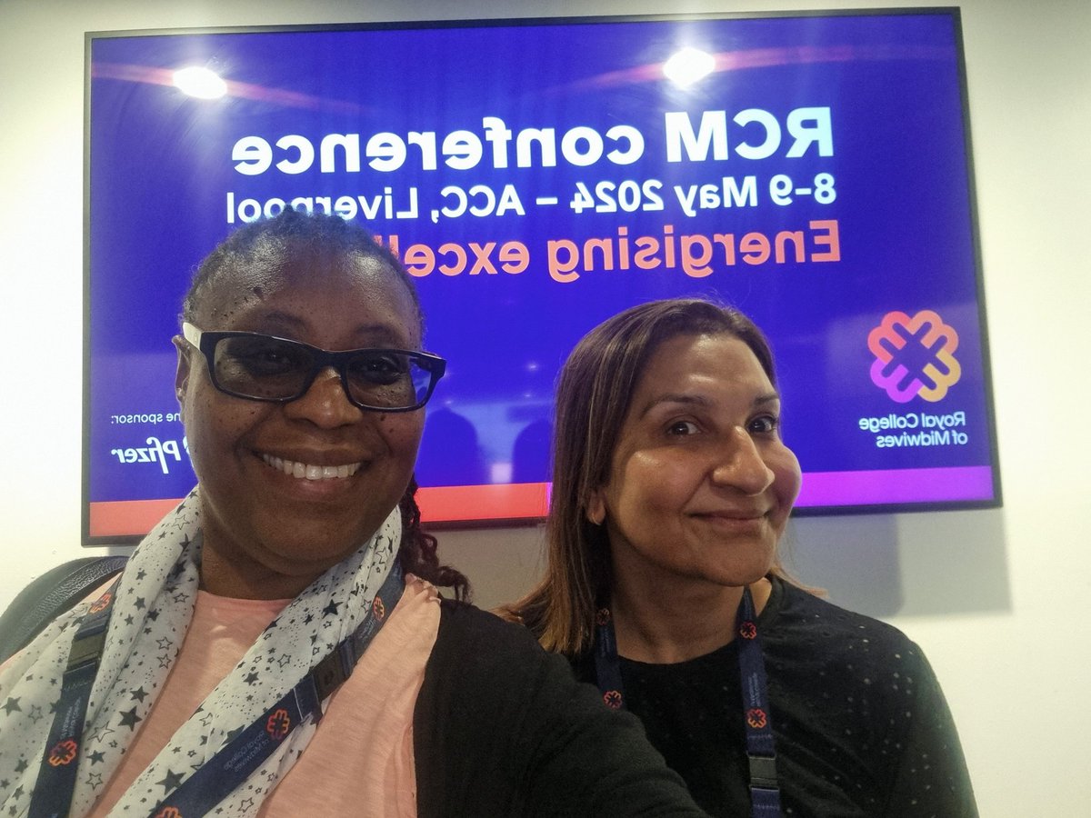 I'm having a great day at the RCM conference 2024. Networking , headspace and reflection. Caught up with a number ex colleagues and making new ones @NorthMidNHS @TraylingShahida @TotallyTobago #Dhruv