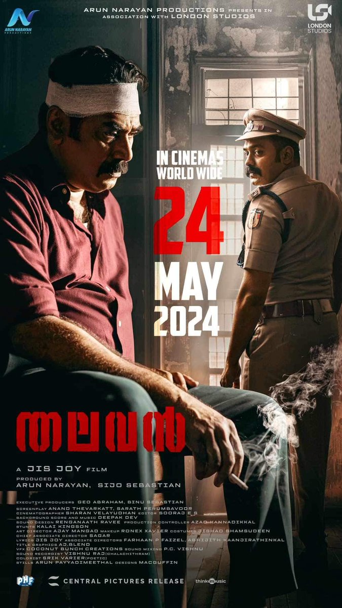 #Thalavan May 24th Worldwide Release Kerala ~ Central Pictures Overseas ~ Phars Release