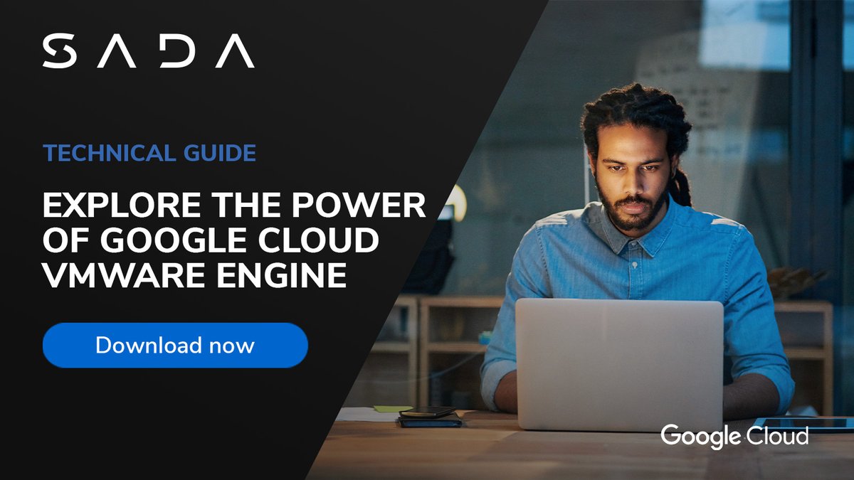 Cloud migration for @VMware users! Are you feeling stuck on-prem? ☁️ Our FREE white paper helps you migrate to the cloud seamlessly. #VMwareMigration #VMWare #GoogleCloud Download @SADA's guide & unlock agility with the of @GoogleCloud VMware Engine. 🔗 ow.ly/2Unp50Ru0Os