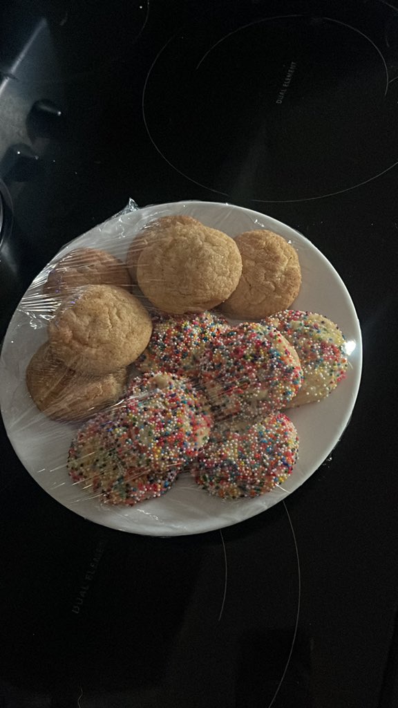 petsitting and they made me homemade cookies 😭